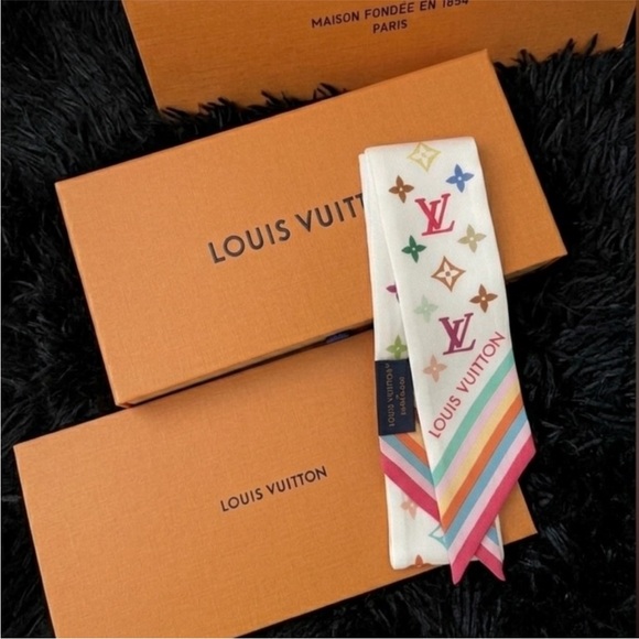 Louis Vuitton Accessories - Louis Vuitton LV x TM White Multicolor Monogram Bandeau